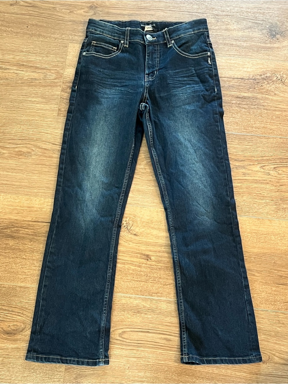 Silver Jeans Women's Straight Leg Jeans in Dark Blue Wash